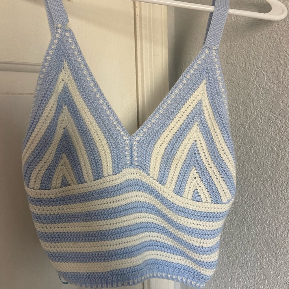 Knit crop top